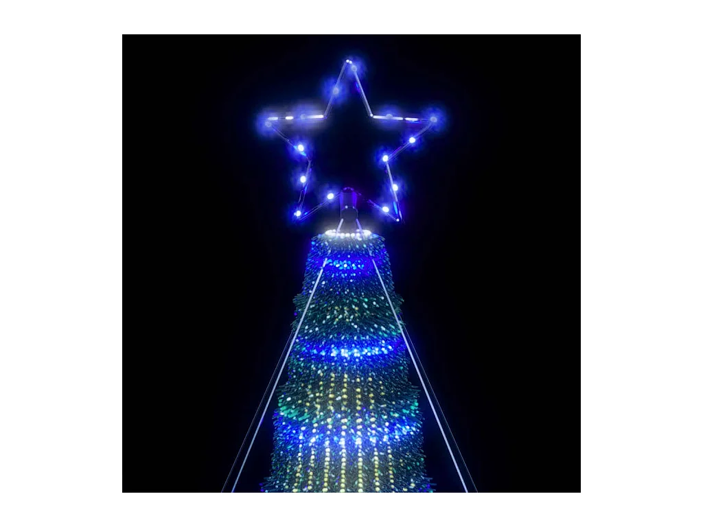 Árbol de Navidad LED 1028 LEDs azul 403 cm
