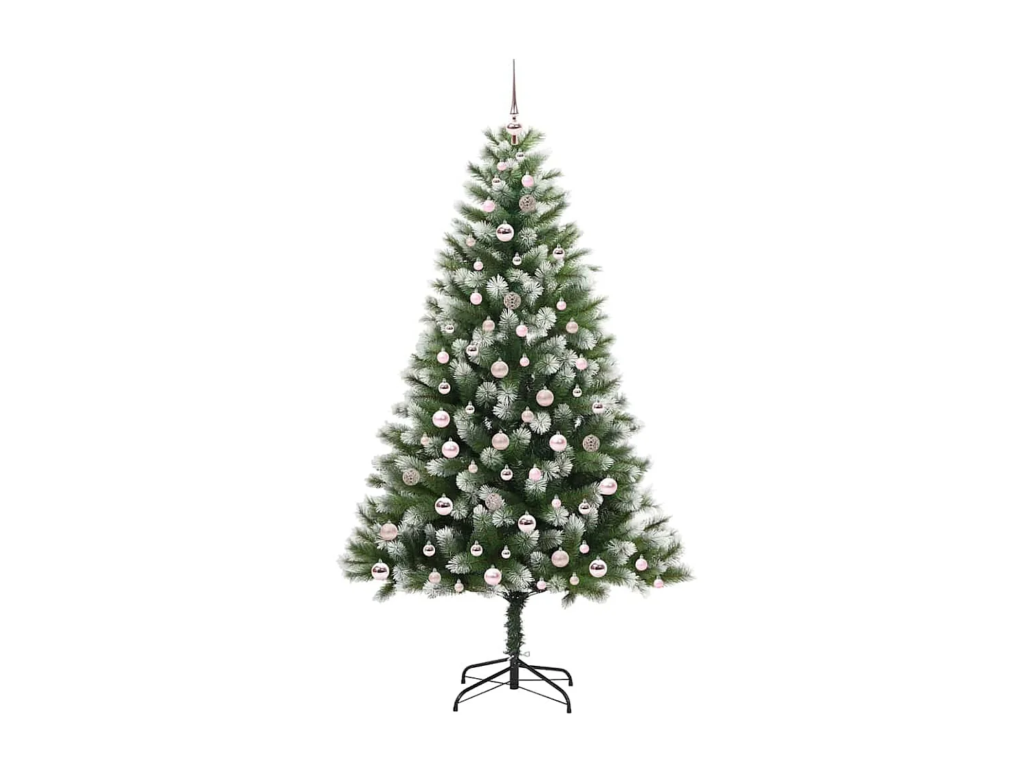 Sapin de Noël artificiel à charnière avec neige en flocons