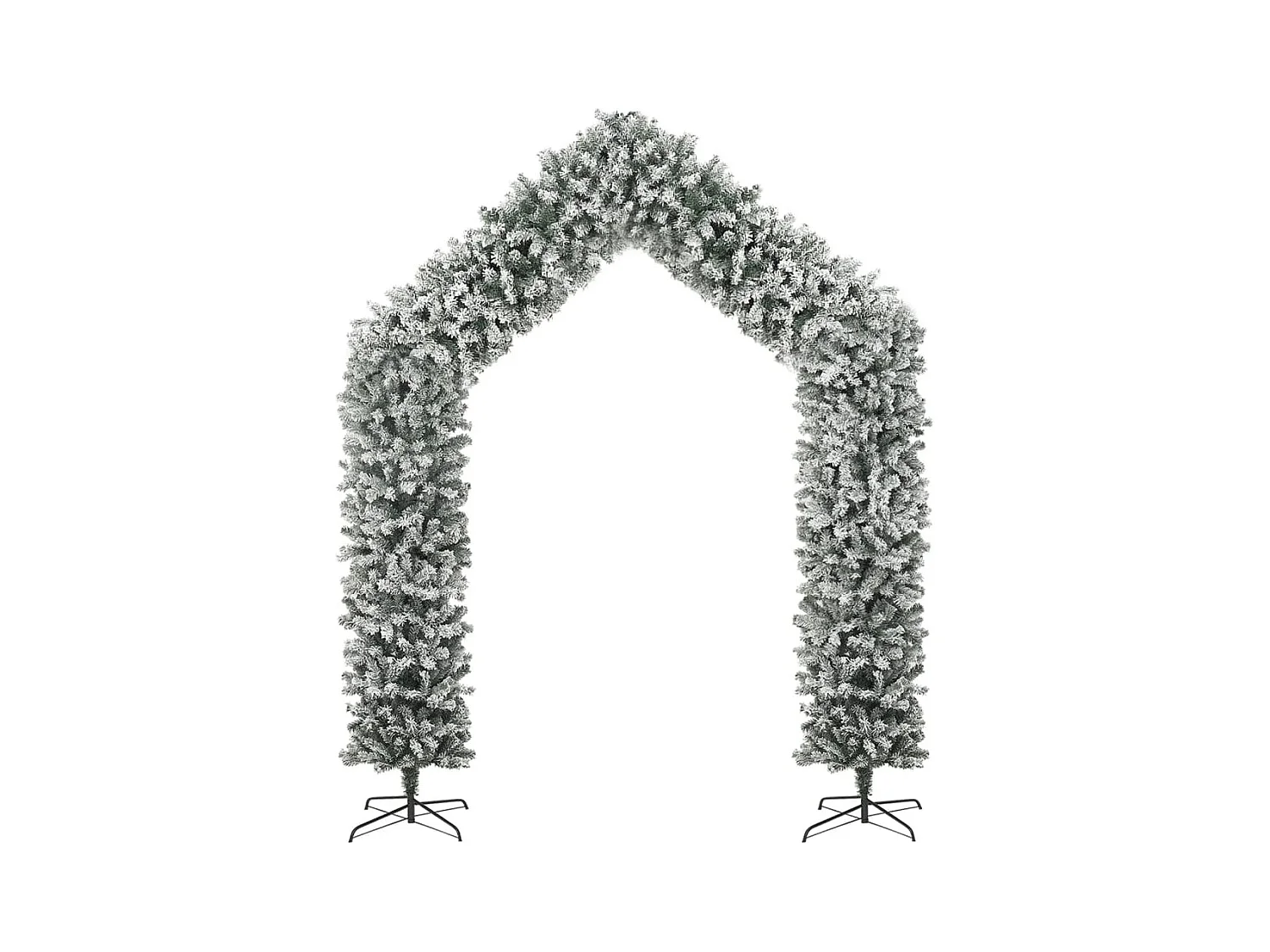 Kerstboog met sneeuwvlokken 270 cm