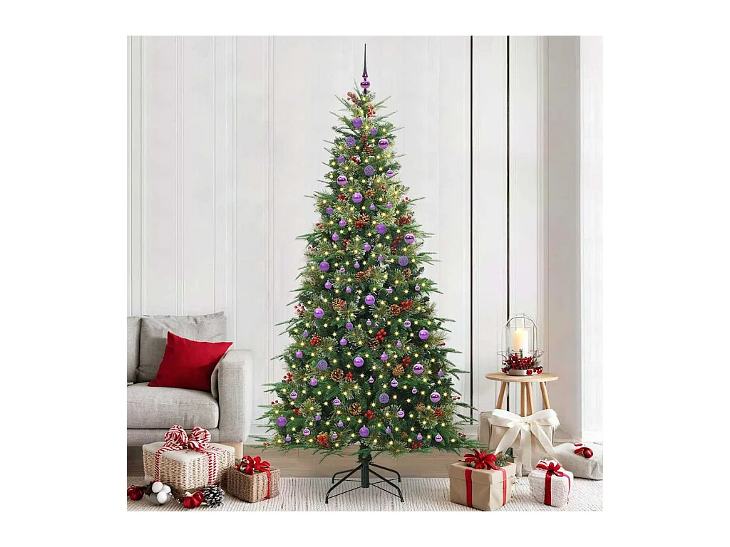 Árbol de Navidad artificial con ramas articuladas Verde 240 cm