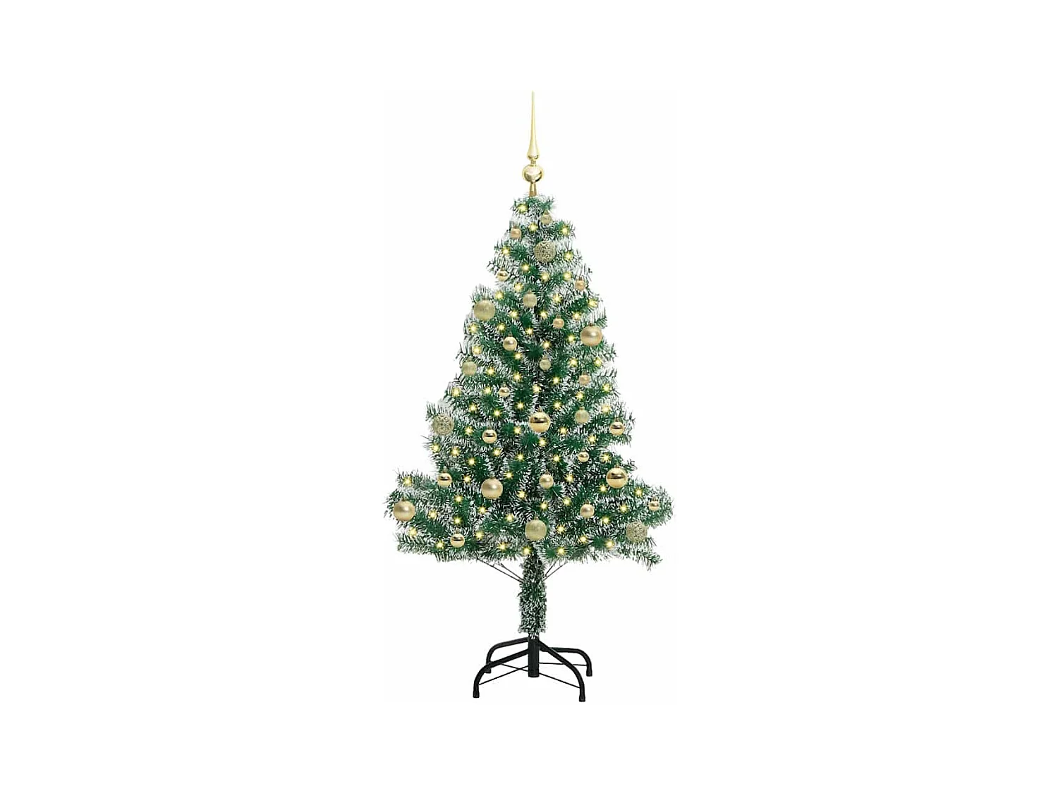 Arbre de Noël artificiel floconné de neige avec lumière LED