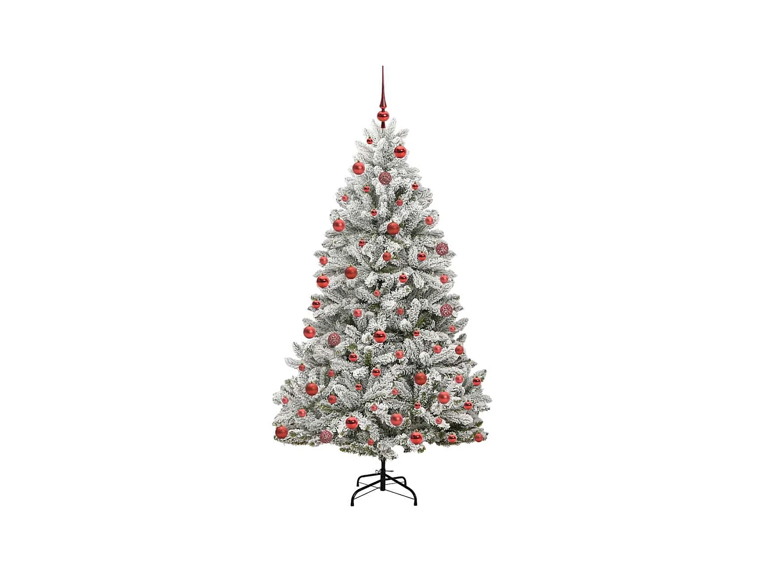 Árbol de Navidad artificial Verde y 180 cm PVC y Metal