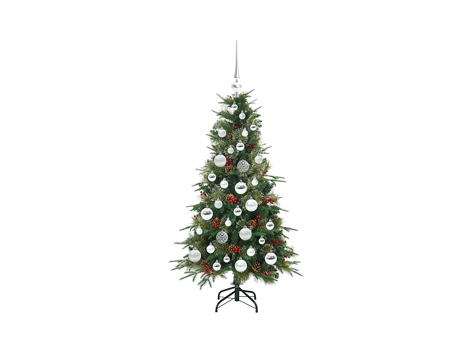 Árbol de Navidad artificial con ramas articuladas Verde 120 cm