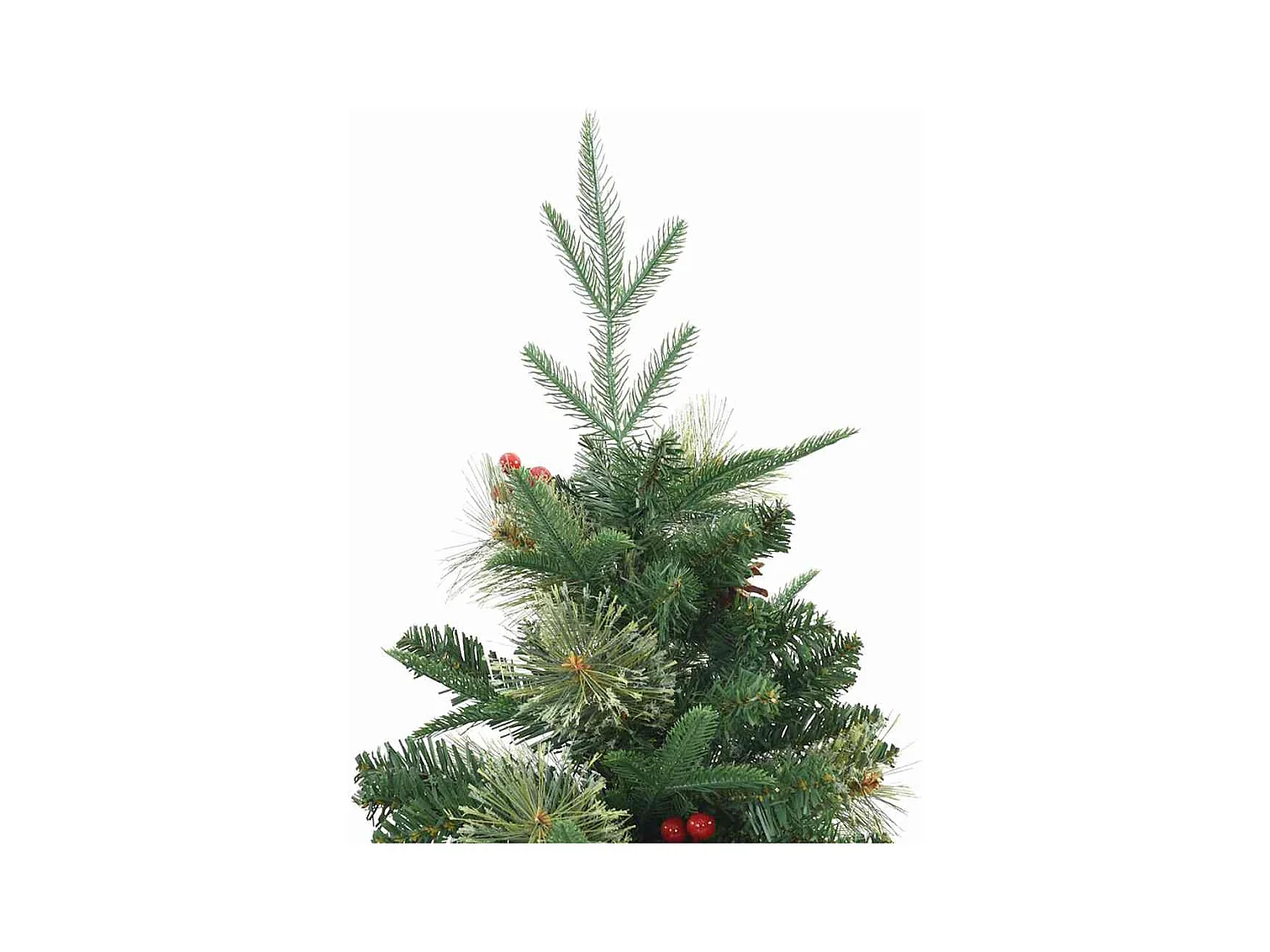 Árbol de Navidad artificial con ramas articuladas Verde 120 cm