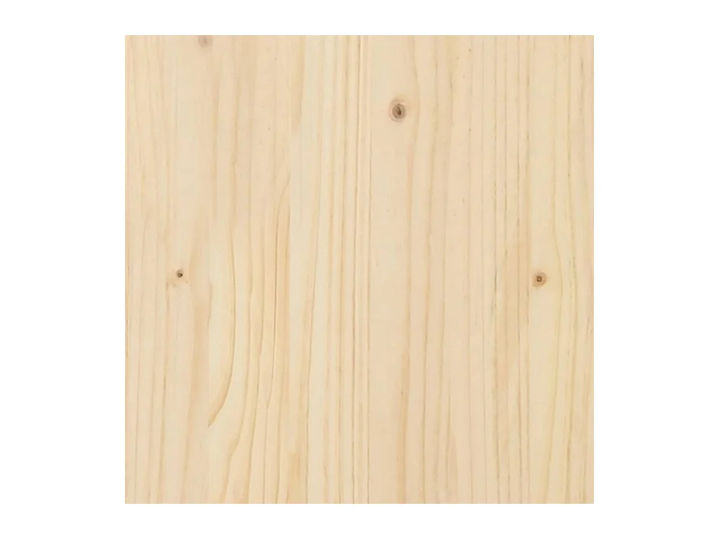 Arbre de Noël en bois Naturel 75 cm Bois massif en pin