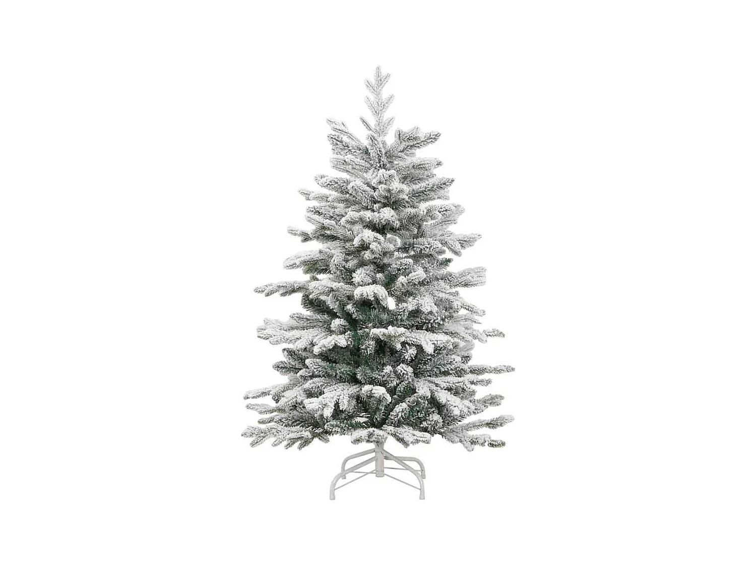 Sapin de Noël Artificiel à Branches Articulées Blanc 150 cm