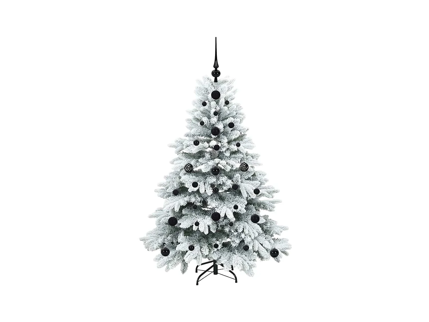 Sapin de Noël artificiel avec 150 LED Vert 120 cm PE et PVC