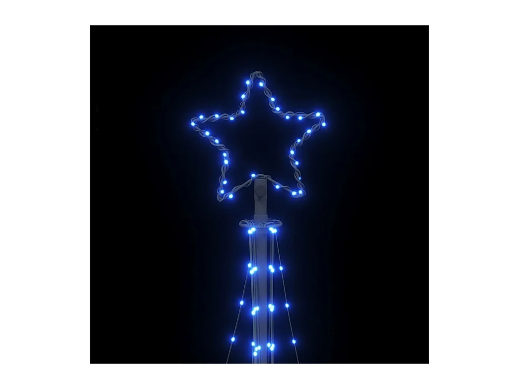 Sapin de Noël à LED 447 LED bleu 249 cm