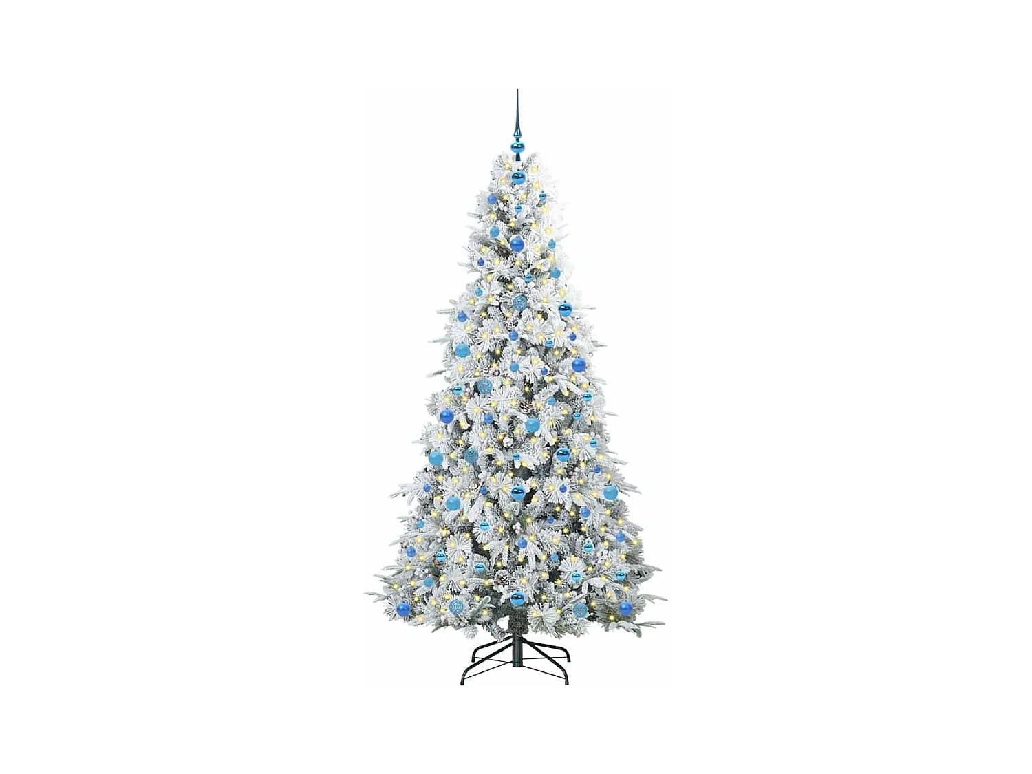 Sapin de Noël Artificiel à Branches Articulées Vert 210 cm