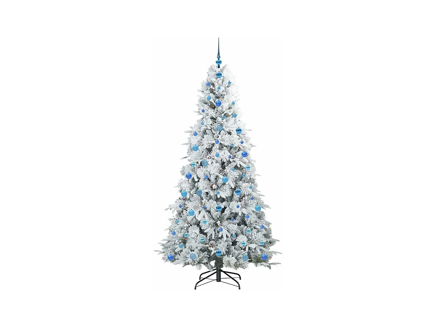 Sapin de Noël Artificiel à Branches Articulées Vert 210 cm