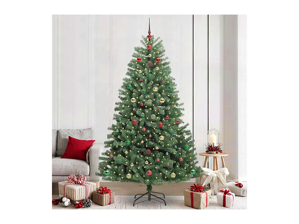 Sapin de Noël Artificiel à Branches Articulées Vert 240 cm