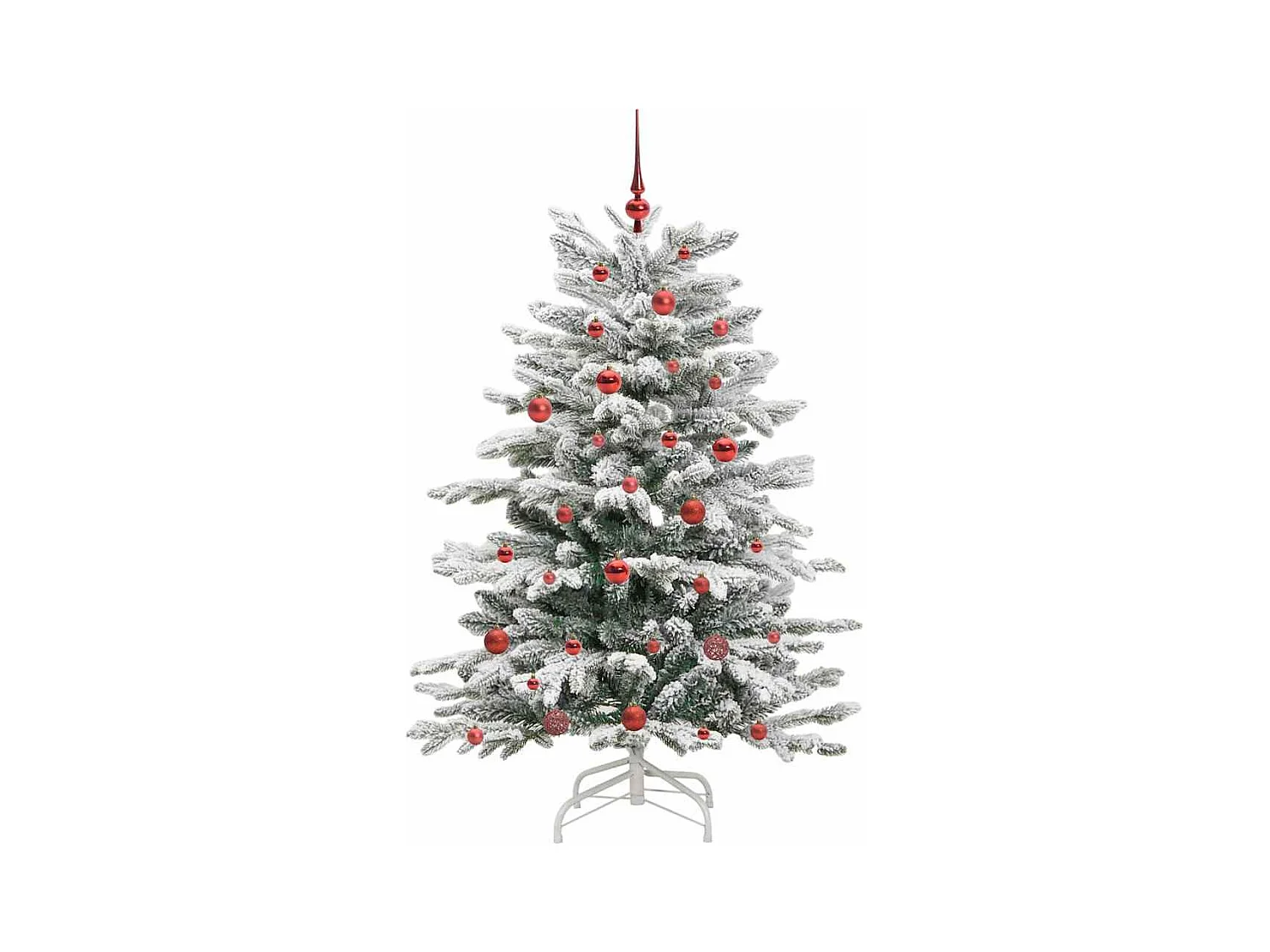 Sapin de Noël Artificiel à Branches Articulées Blanc 150 cm