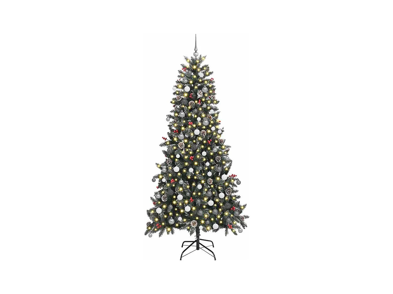 Árbol de Navidad artificial Verde 129.5 x 129.5 x 240 cm