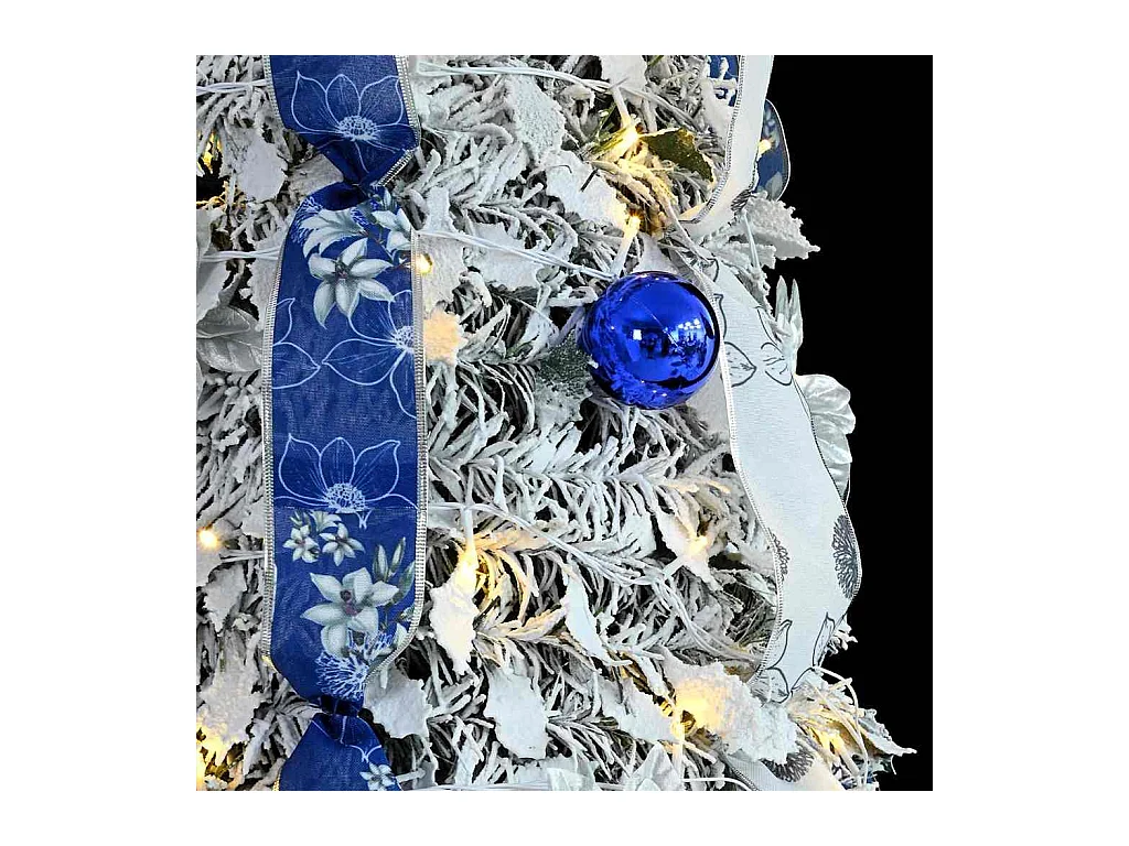 Sapin de Noël artificiel avec 50 LED Vert 120 cm PVC