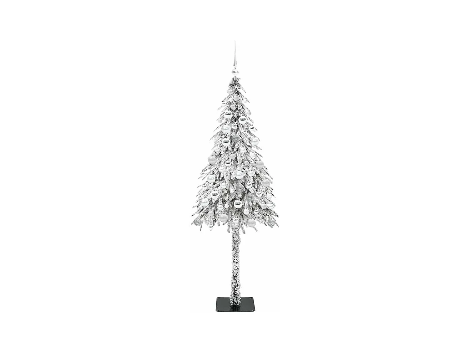 Kerstboom met 300 LED met standaard Wit 180 cm PE en Staal