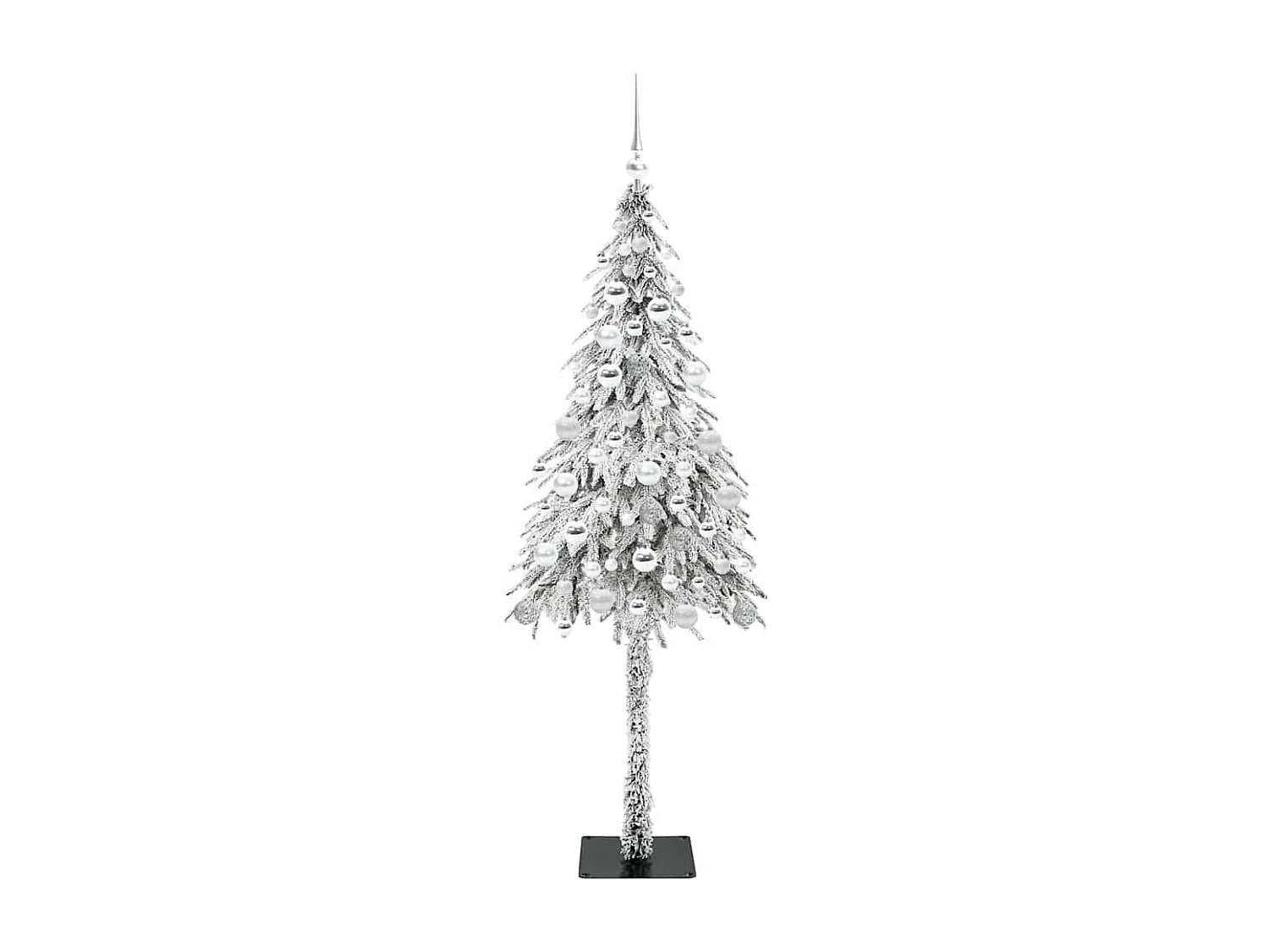 Sapin de Noël avec 300 LED Blanc 180 cm PE et Acier