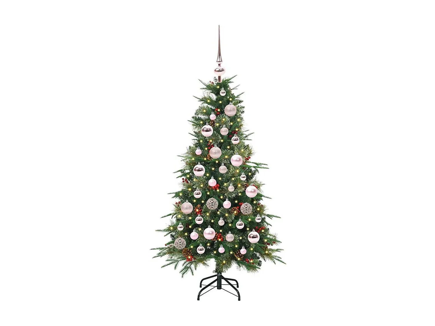 Árbol de Navidad artificial con ramas articuladas Verde 120 cm