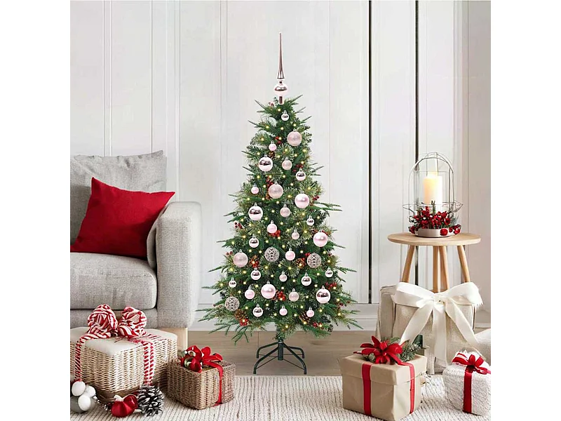 Árbol de Navidad artificial con ramas articuladas Verde 120 cm