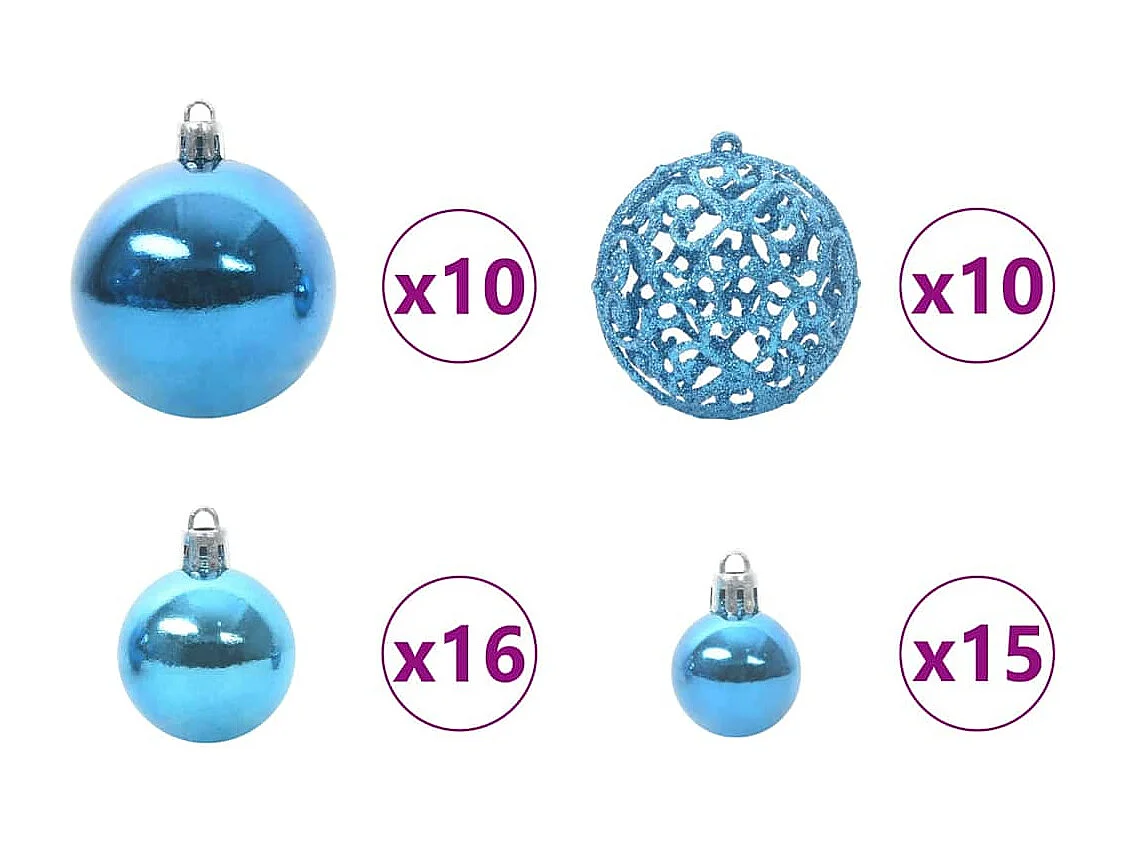 Árvore de Natal Artificial com suporte Verde 140 x 140 x 210 cm