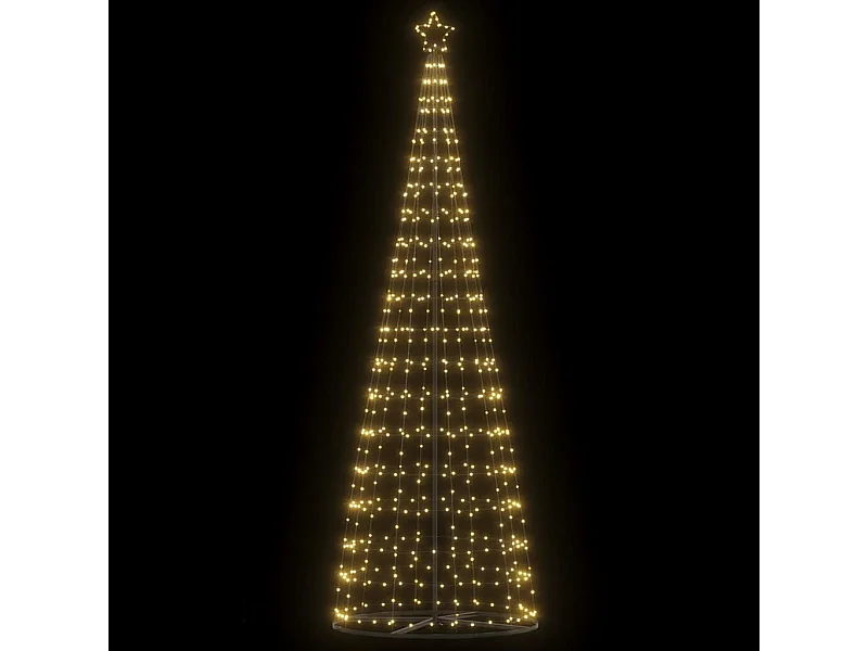 Sapin de Noël à LED 550 LED blanc chaud 304 cm