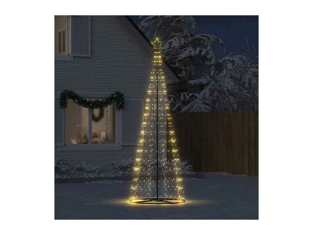 LED-kerstboom 550 LEDs warm wit 304 cm