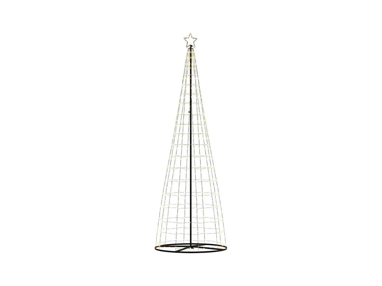 LED-kerstboom 550 LEDs warm wit 304 cm