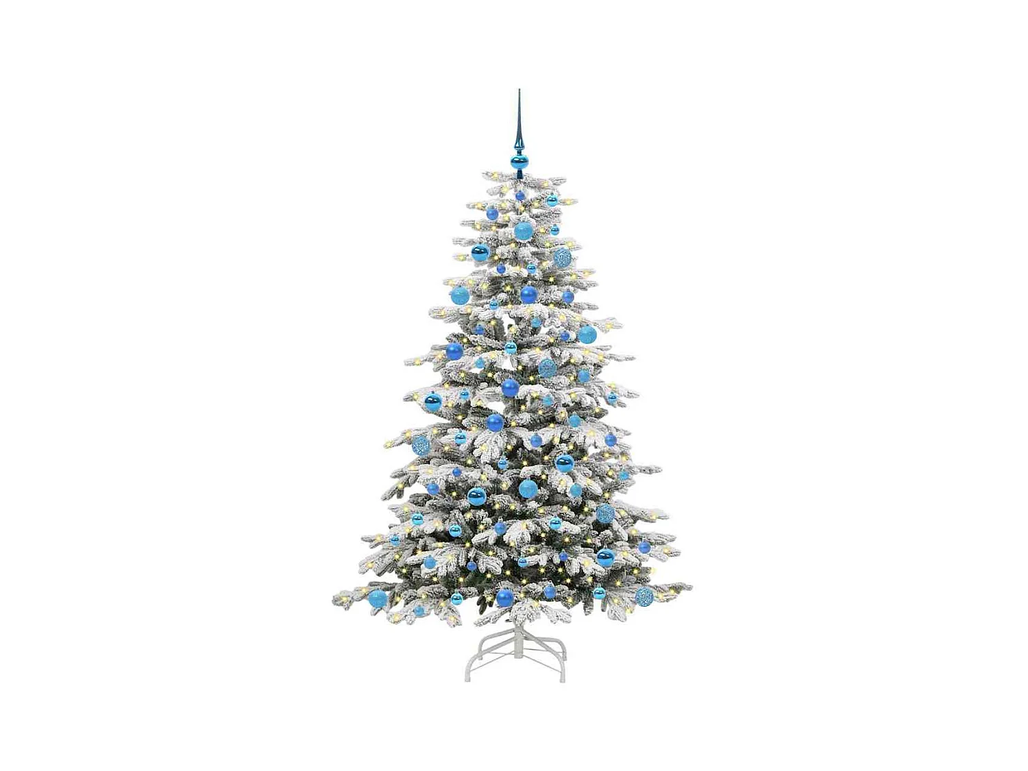 Sapin de Noël Artificiel à Branches Articulées Blanc 180 cm