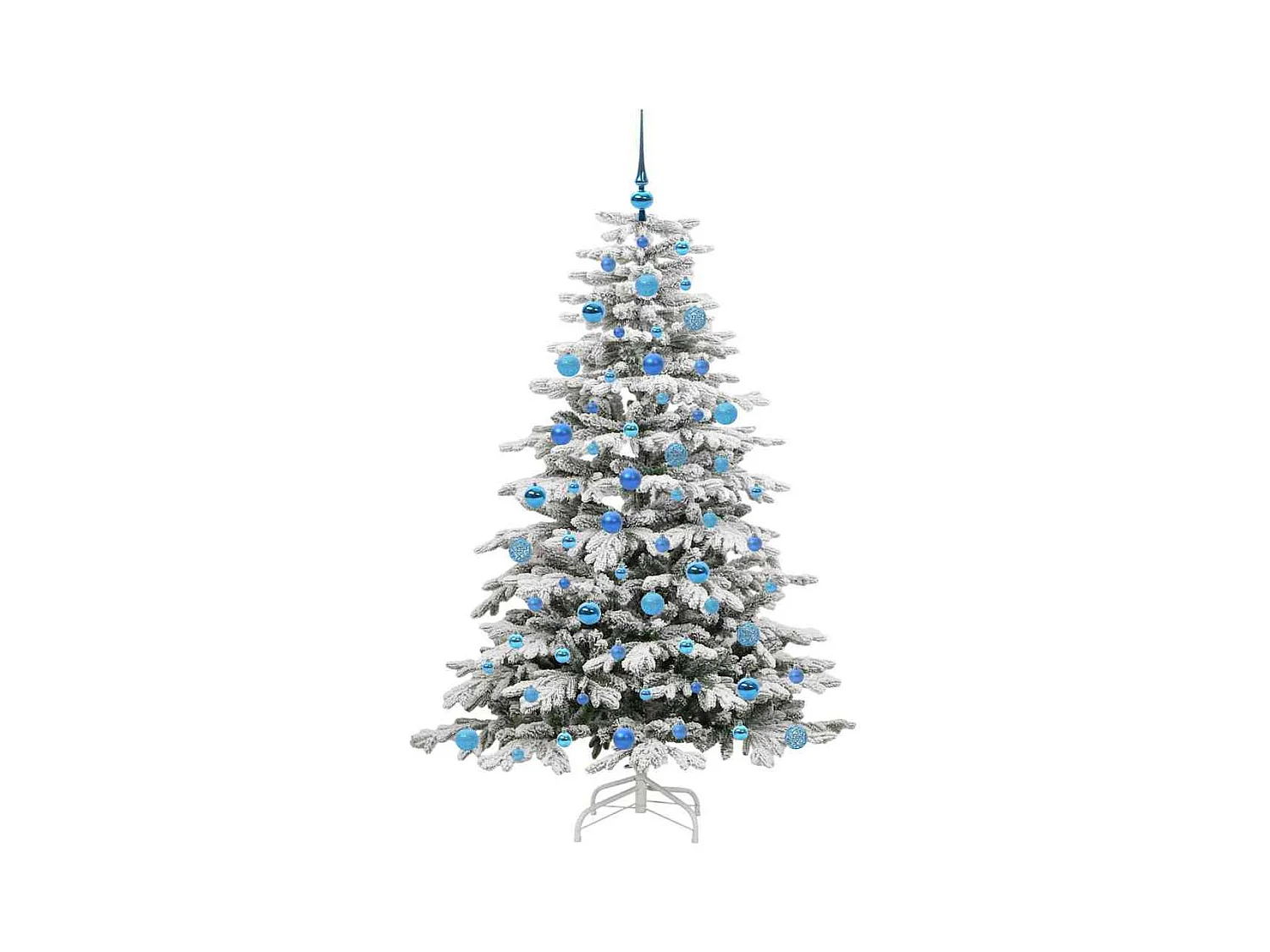 Sapin de Noël Artificiel à Branches Articulées Blanc 180 cm