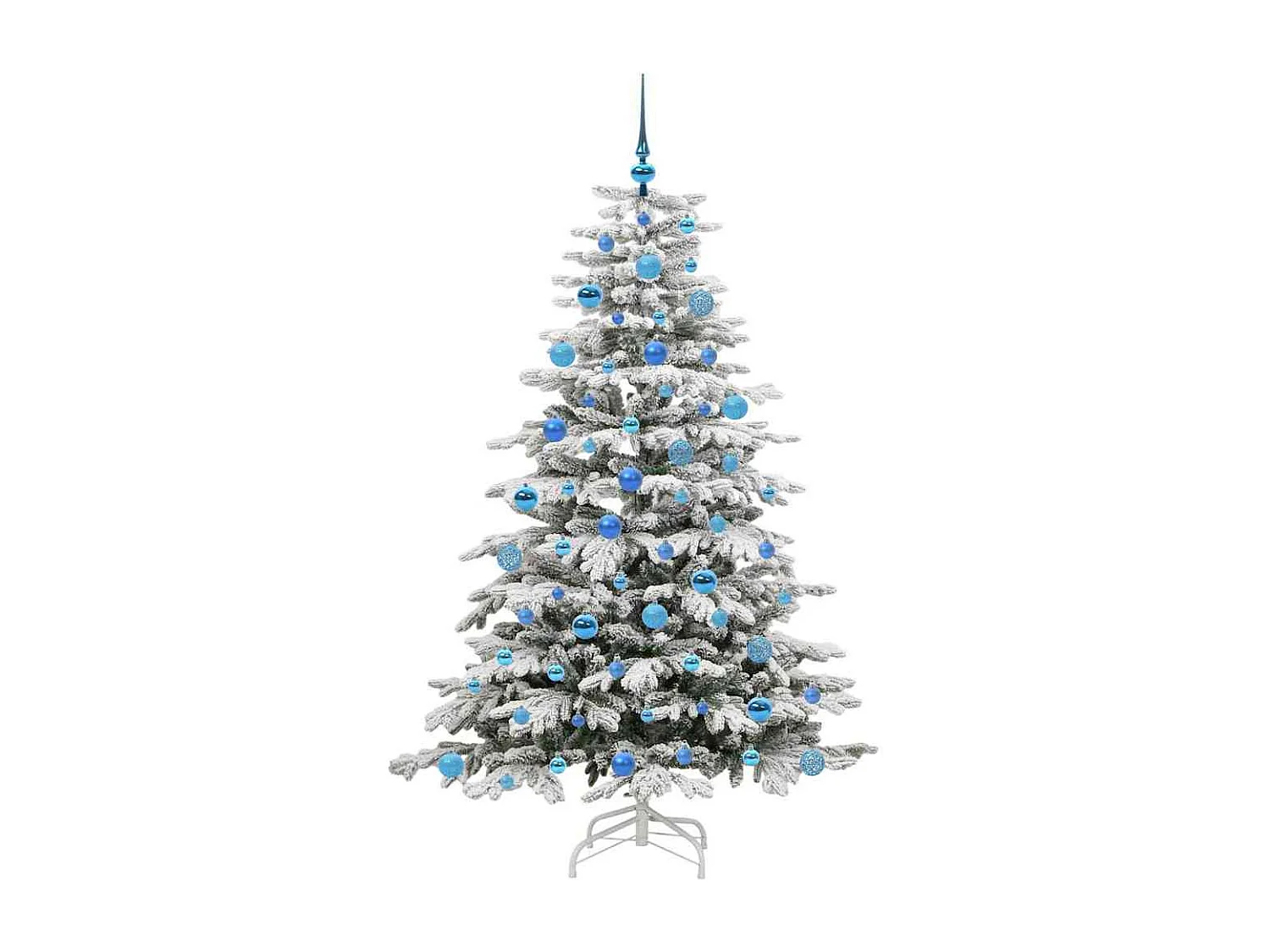Sapin de Noël Artificiel à Branches Articulées Blanc 180 cm