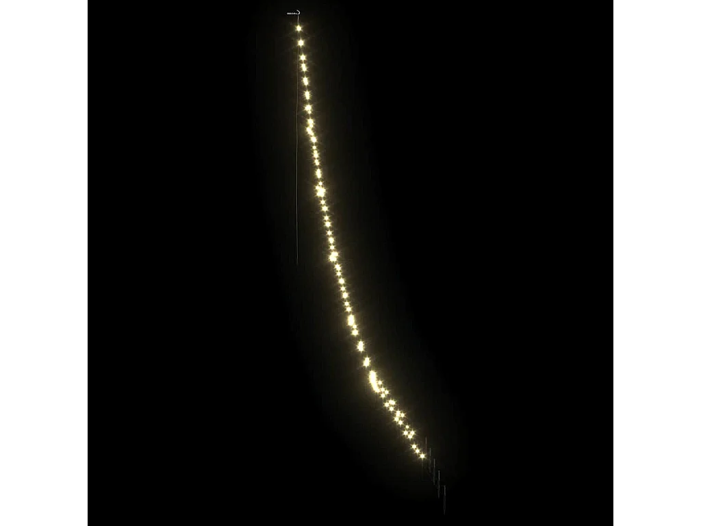 Arbre de Noël LED avec 168 LED Blanc chaud 306 cm Métal