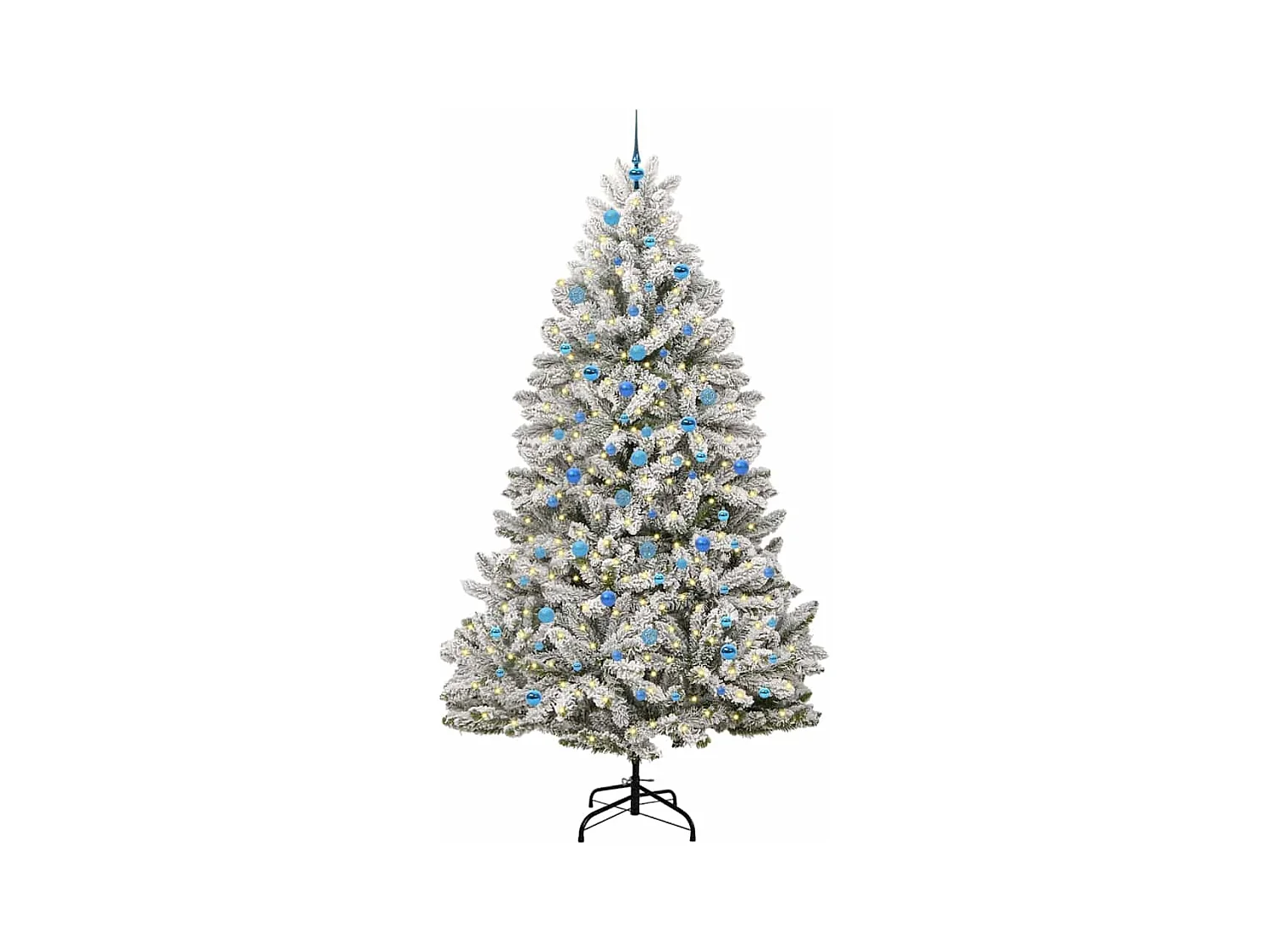 Árbol de Navidad artificial Verde y 240 cm PVC y Metal