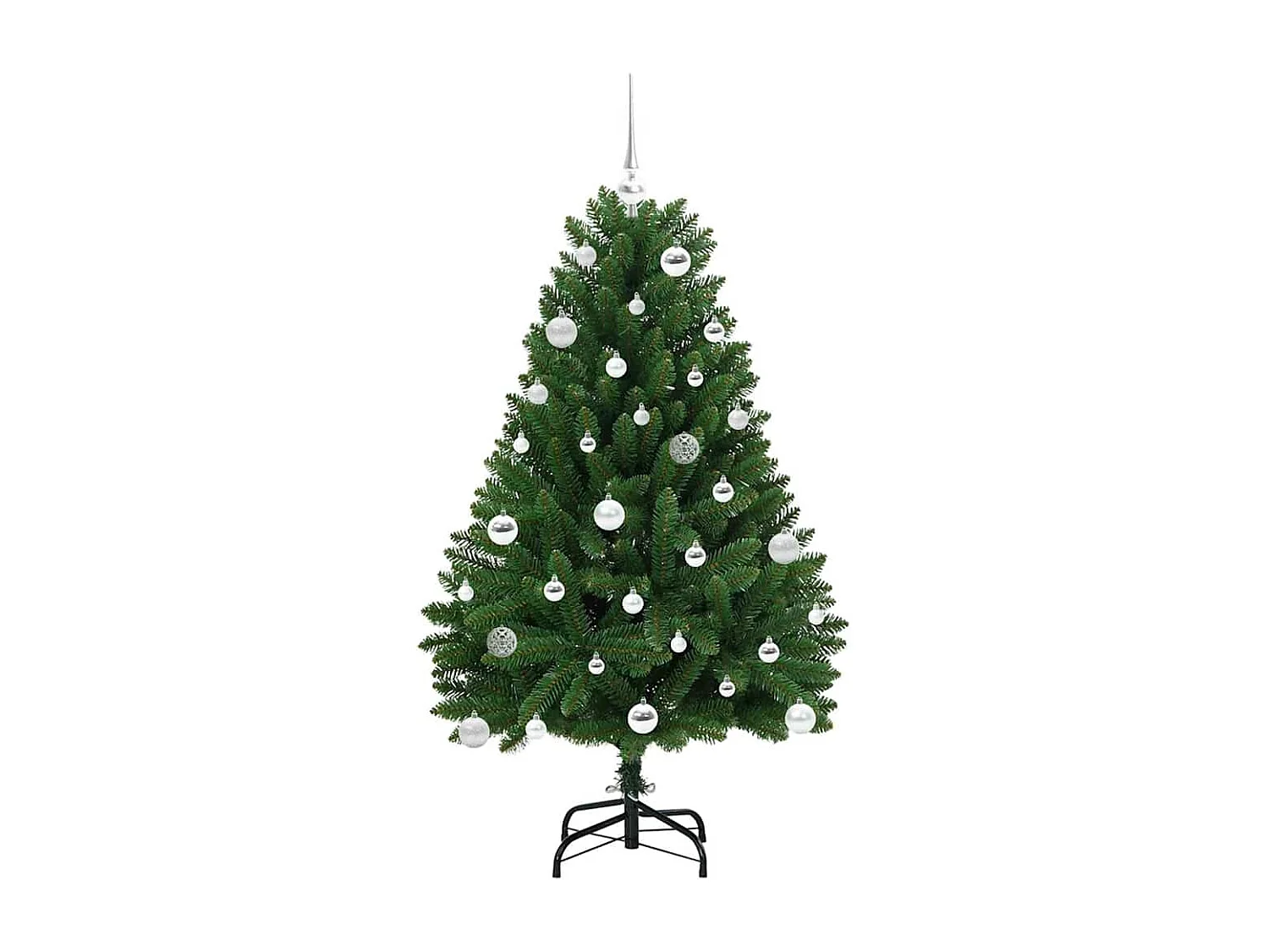 Árbol de Navidad artificial Verde 150 cm PVC y Metal