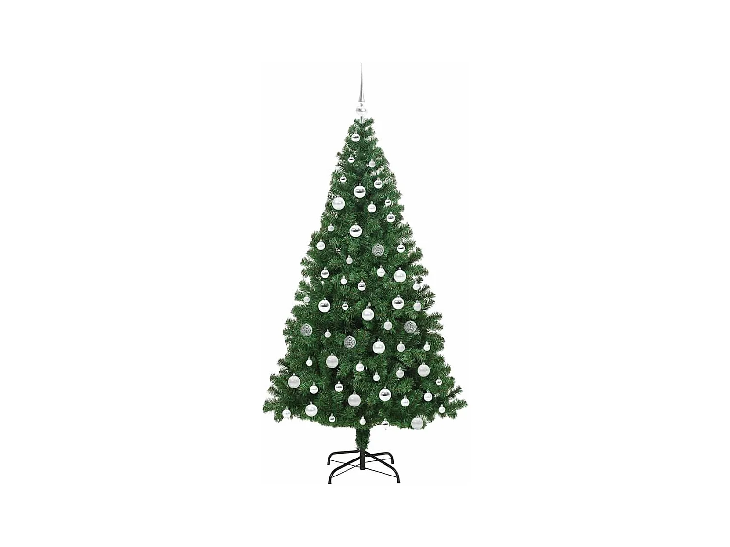 Sapin de Noël artificiel Vert 180 cm PVC, Acier et Plastique