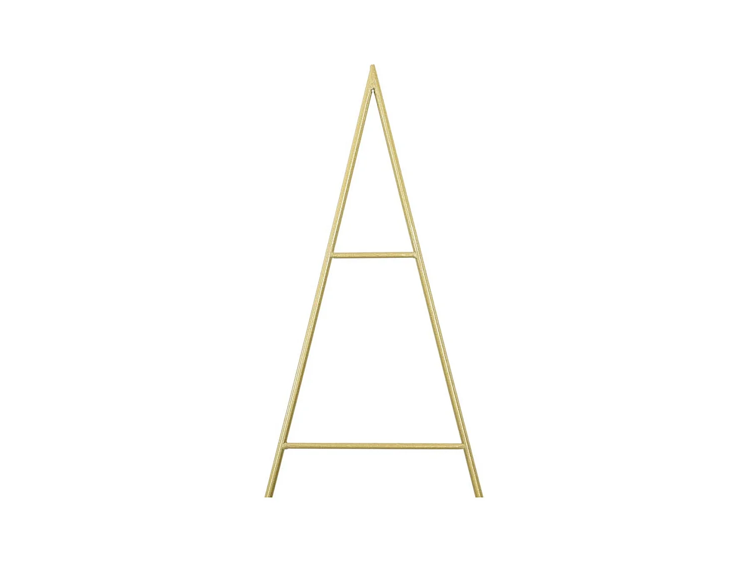 Árbol de Navidad de metal con soporte Dorado 180 cm