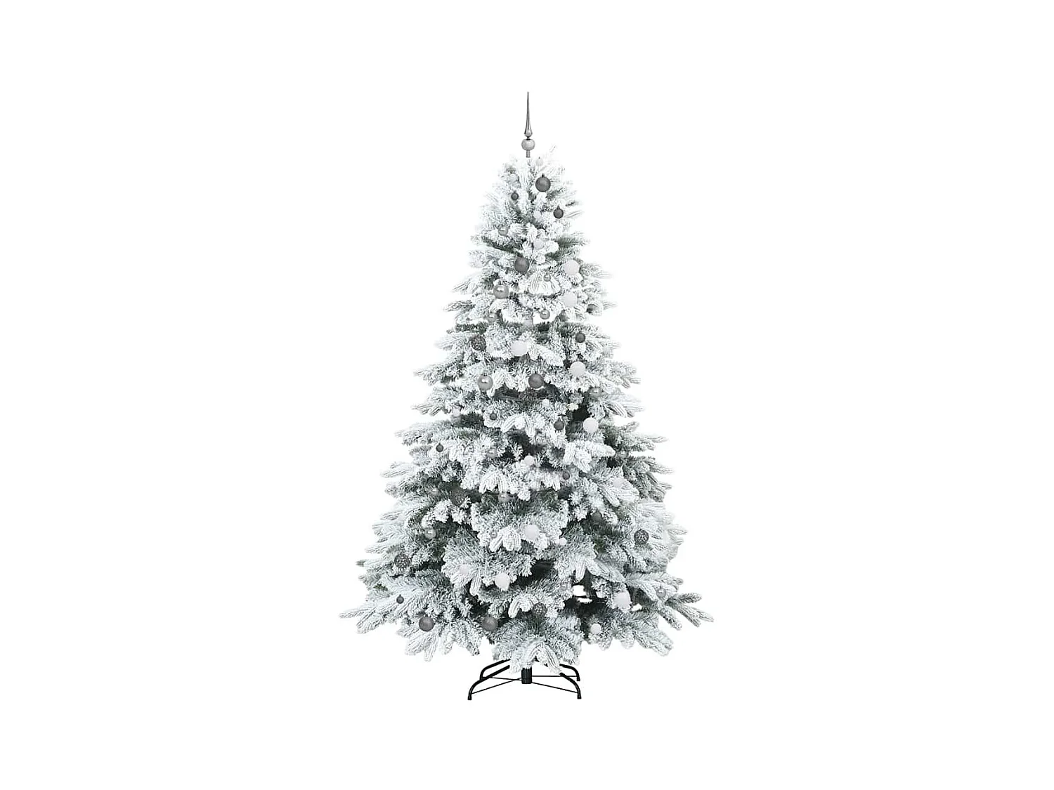 Sapin de Noël artificiel avec 300 LED Vert 240 cm PE et PVC