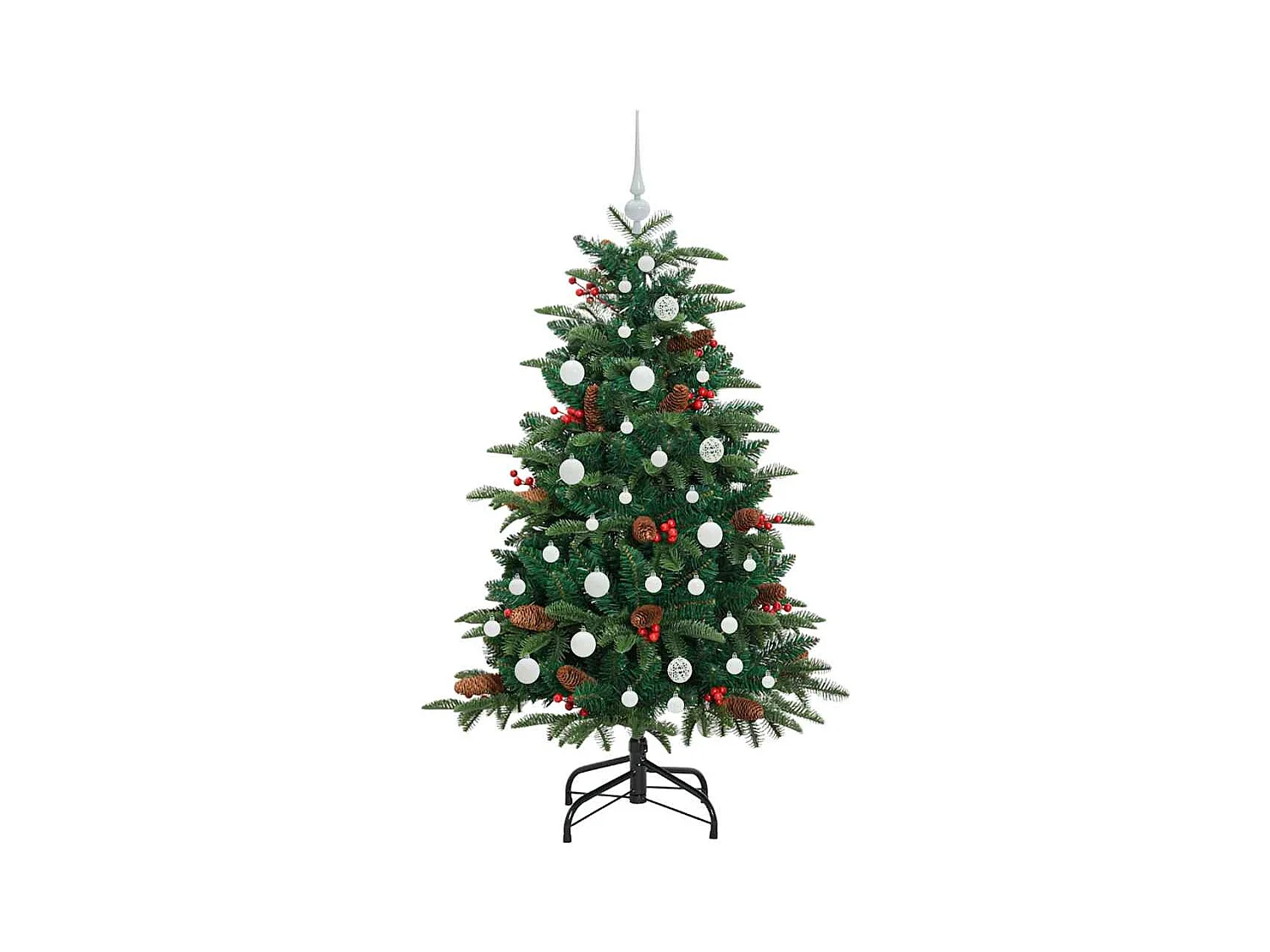 Sapin de Noël artificiel Vert 150 cm PVC, métal et plastique