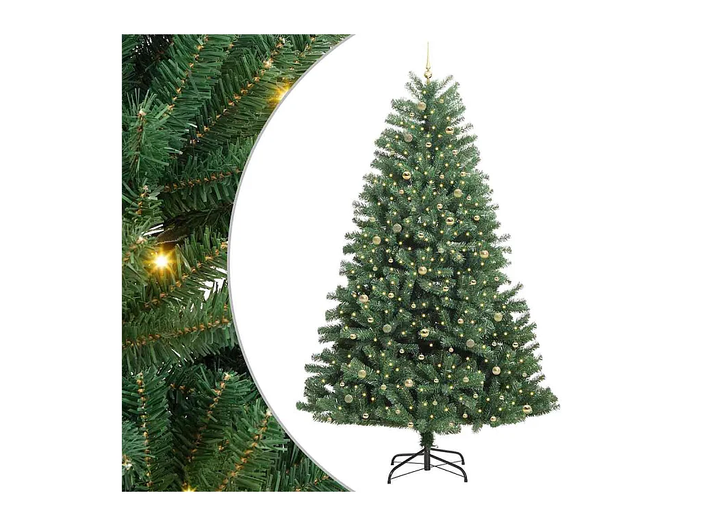 Sapin de Noël Artificiel à Branches Articulées Vert 270 cm