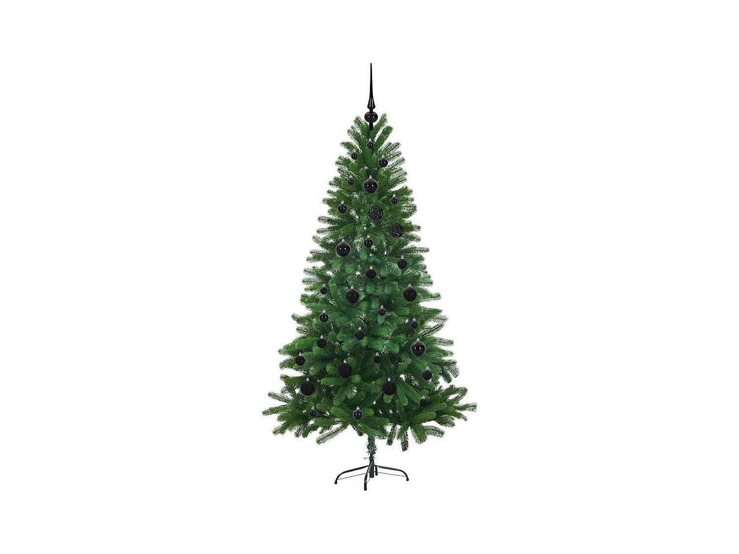 Sapin de Noël avec 150 LED avec support Vert 150 cm PE