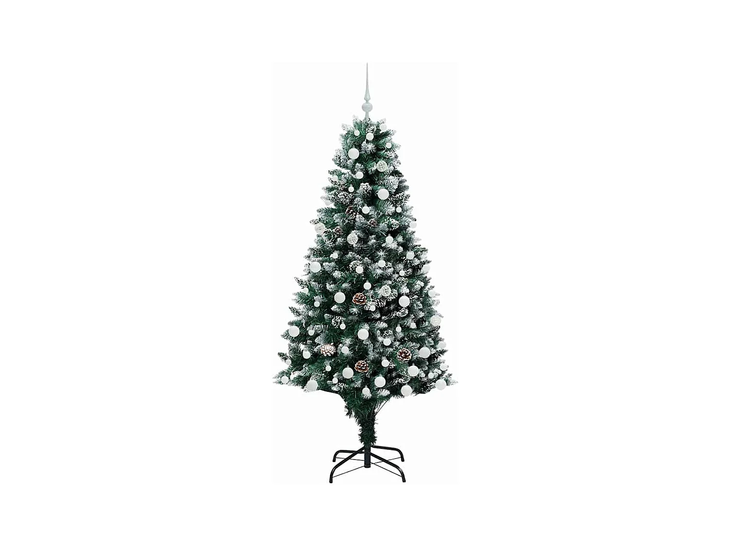 Sapin de Noël artificiel Vert 180 cm PVC, Acier et Plastique