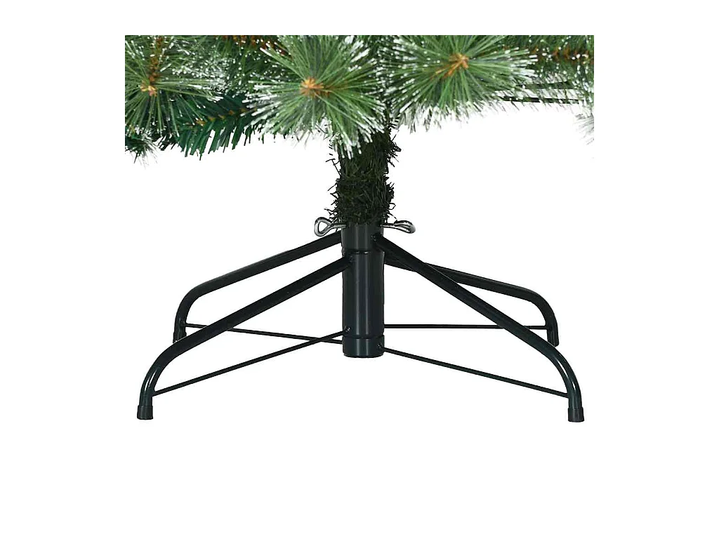 Kunstkerstboom met 150 LED met standaard Groen 150 cm PE en PVC