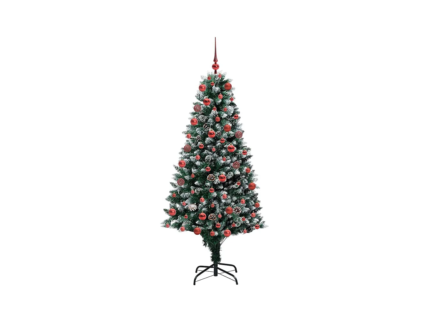 Sapin de Noël artificiel Vert 180 cm PVC, Acier et Plastique
