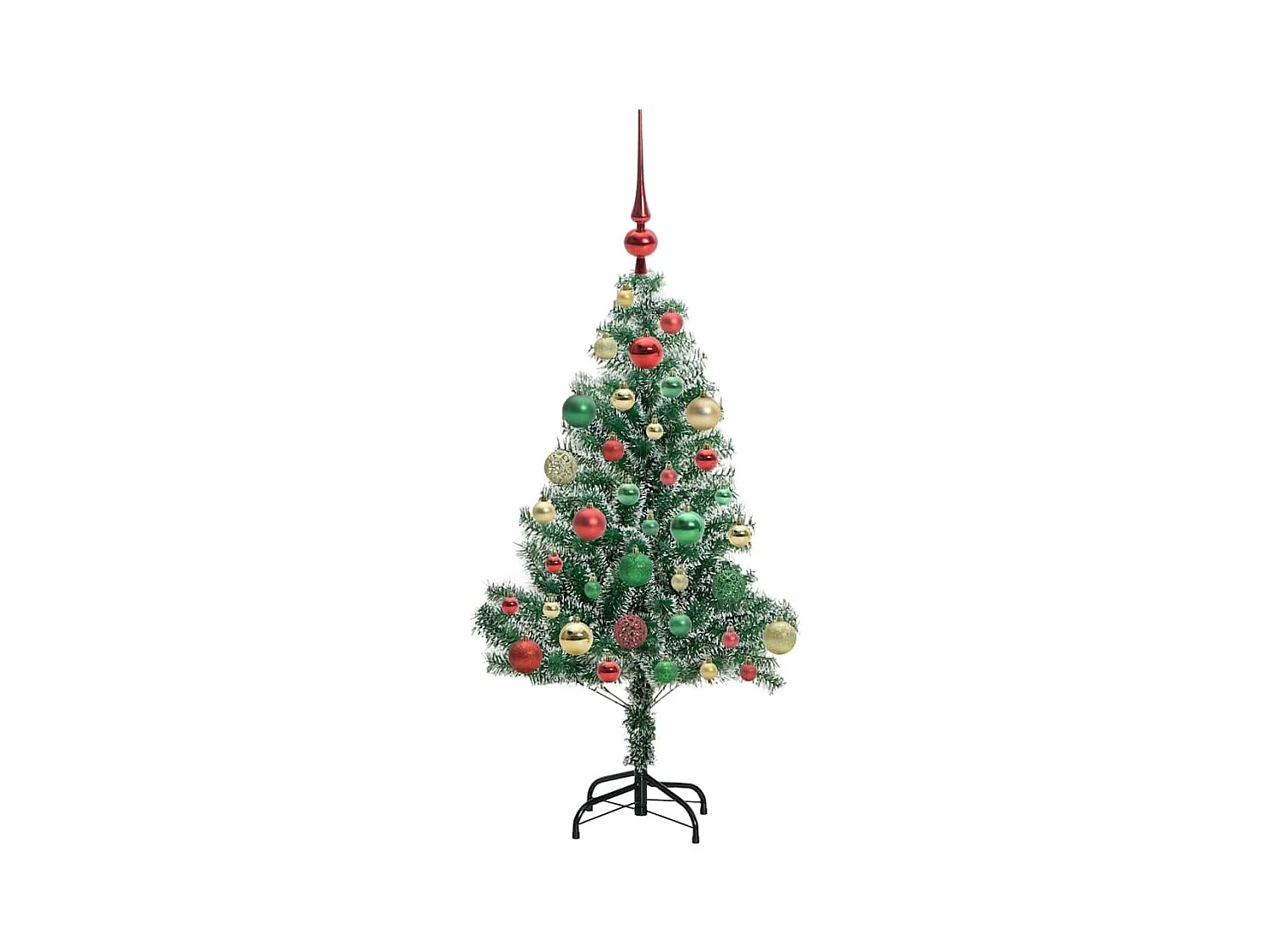 Arbre de Noël artificiel floconné de neige avec lumière LED
