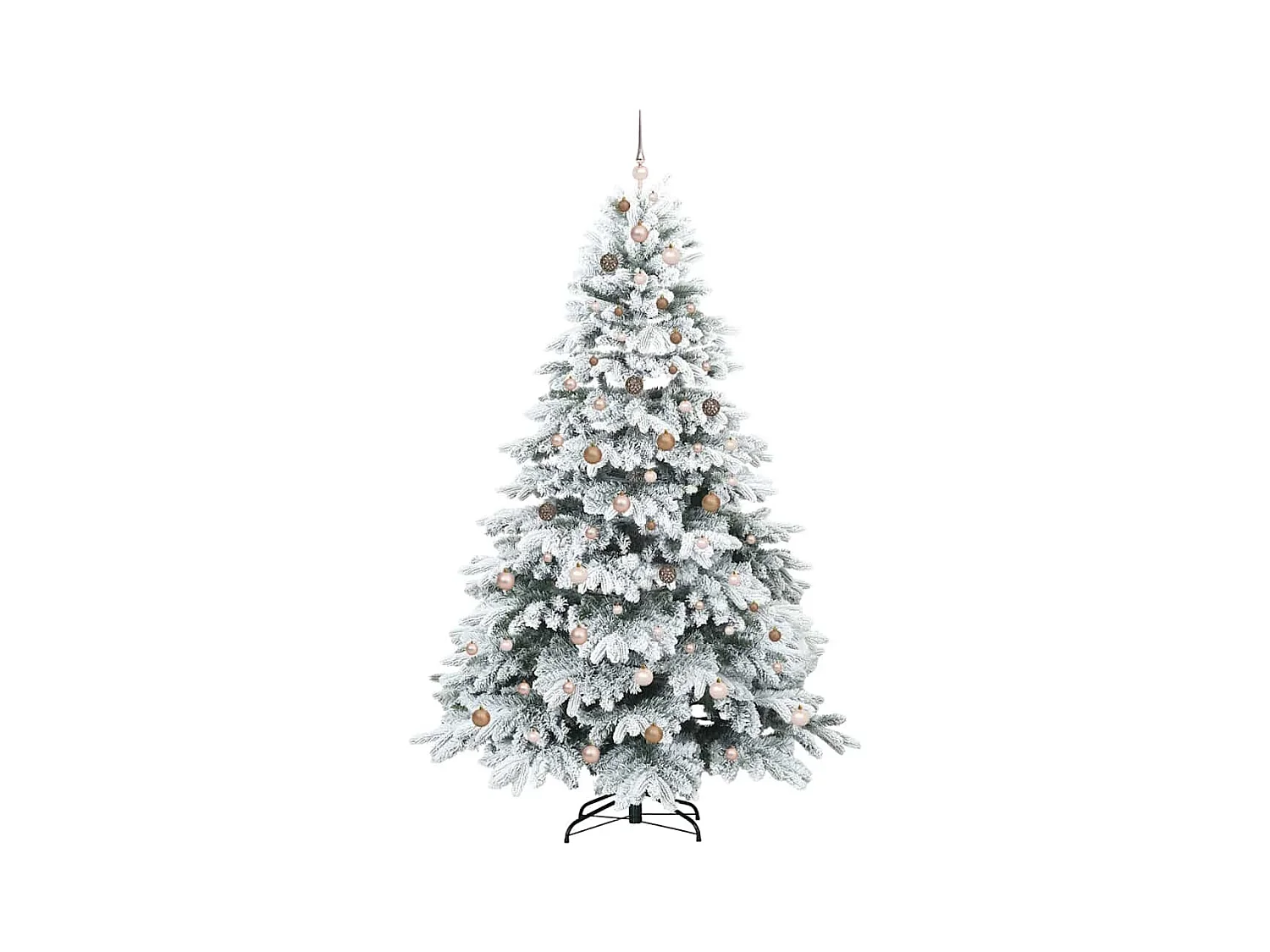 Sapin de Noël artificiel avec 300 LED Vert 240 cm PE et PVC