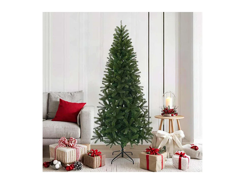 Árbol de Navidad artificial Verde 180 cm PVC, PE y acero