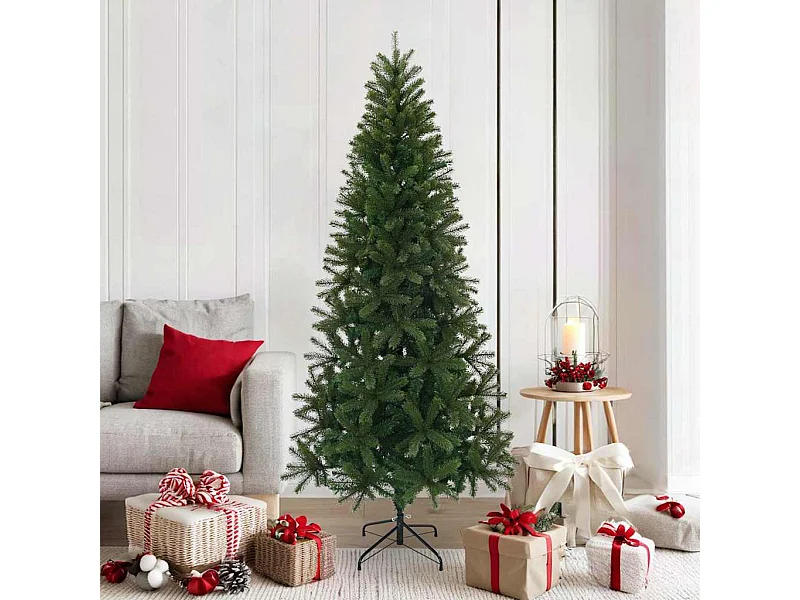 Árvore de Natal Artificial Verde 180 cm PVC, PE e aço