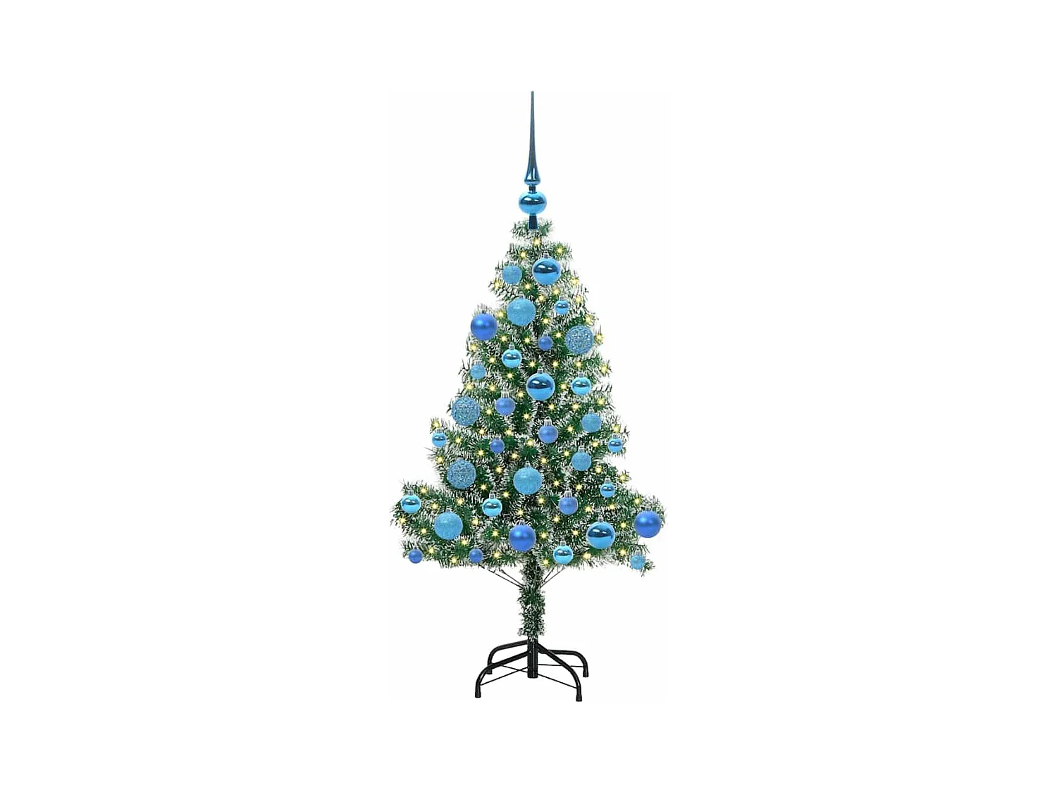 Arbre de Noël artificiel floconné de neige avec lumière LED