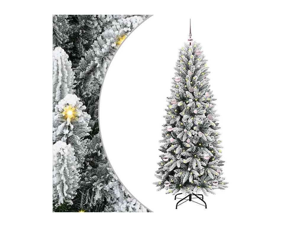 Árbol de Navidad artificial con 150 LED 63 x 63 x 150 cm