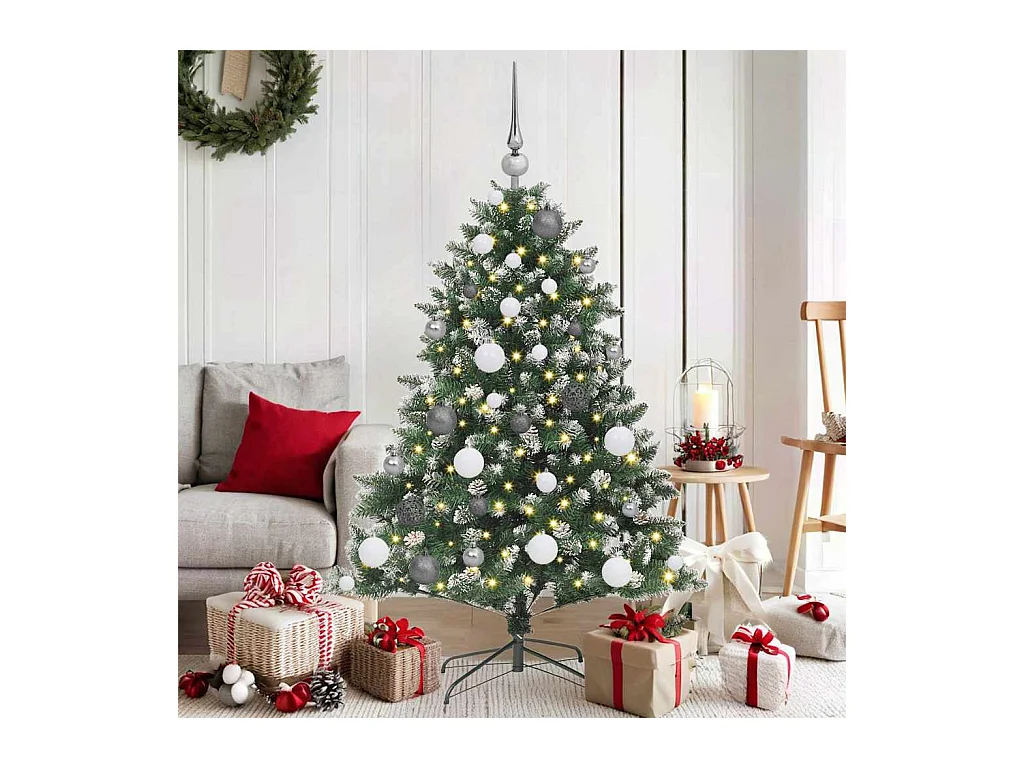 Árbol de Navidad artificial con 150 LED Verde 85 x 85 x 120 cm