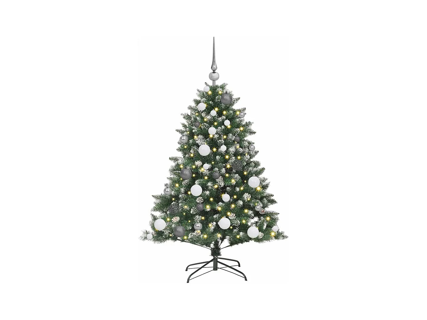 Árbol de Navidad artificial con 150 LED Verde 85 x 85 x 120 cm