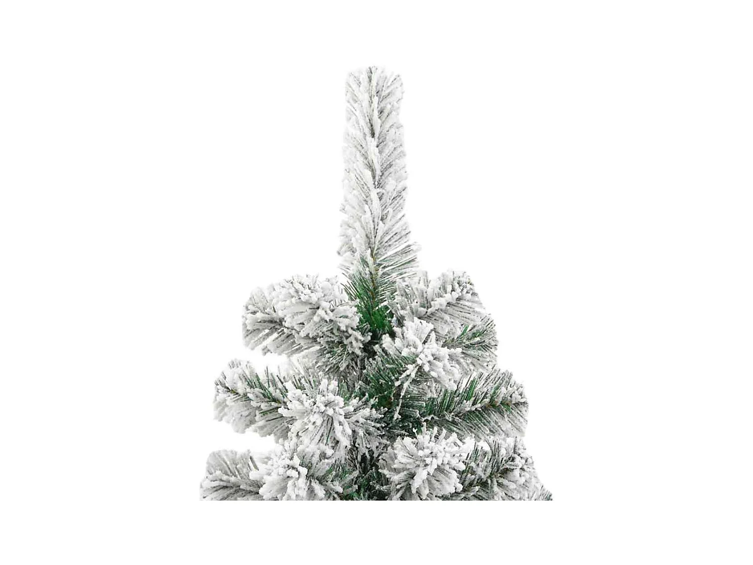 Árbol de Navidad artificial con ramas articuladas 240 cm PVC